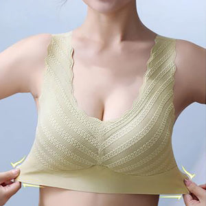 Women's Push up No Steel Ring Lace Beautiful Back Bra