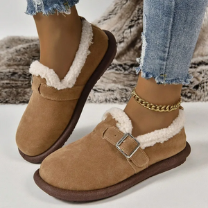 Grishay Women's Plush Winter Flats
