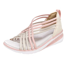 Cargar imagen en el visor de la galería, Low-cut breathable sports braided fish mouth shoes Roman women&#39;s sandals
