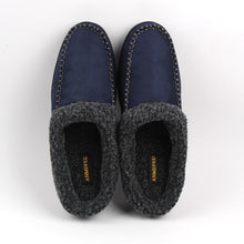 Load image into Gallery viewer, Men&#39;s Microsuede Moc Toe Clog Cuff Slipper
