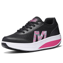 Cargar imagen en el visor de la galería, Autumn women&#39;s mesh thick-soled sports shoes
