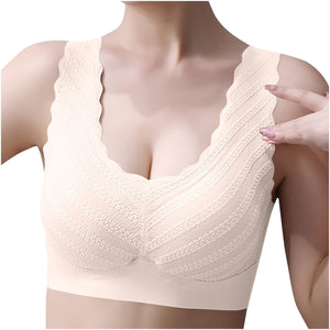 Women's Push up No Steel Ring Lace Beautiful Back Bra