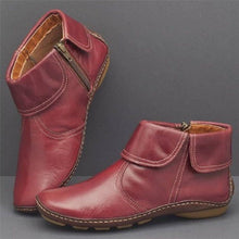 Cargar imagen en el visor de la galería, Women&#39;s Solid Color Round Toe Casual Side Zipper Martin Boots
