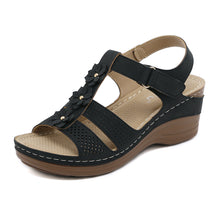 Cargar imagen en el visor de la galería, 2024 Fish Mouth Thick Bottom Wedge Ladies sandals
