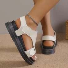 Cargar imagen en el visor de la galería, Ladies Velcro Open Toe Casual Beach Sandals
