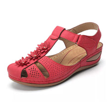 Load image into Gallery viewer, Summer women&#39;s soft sole round toe wedge sandals
