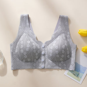Front-Open Wire-Free Bra for Middle-Aged and Elderly