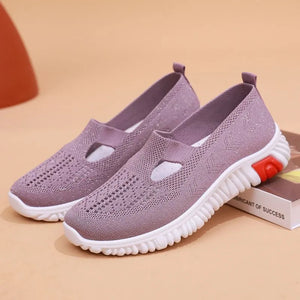 Breathable Mesh Fly Woven Non-slip Women's Shoes