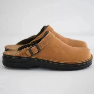 Men's Retro Soft Sole Non-Slip Open Toe Beach Slippers