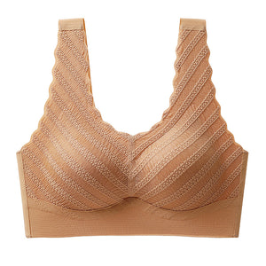 Women's Push up No Steel Ring Lace Beautiful Back Bra