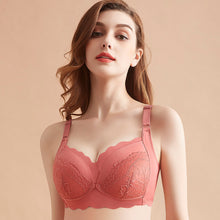 Cargar imagen en el visor de la galería, No Steel Ring Maternity Adjustable Lace Push Up Bra
