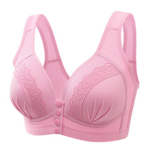 Load image into Gallery viewer, Push Up No Steel Rim Front Open Button Bra
