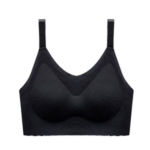 Women's comfortable latex breathable inner cup sleep bra