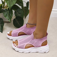 Cargar imagen en el visor de la galería, Women&#39;s Knitted Elastic Platform Casual Sandals
