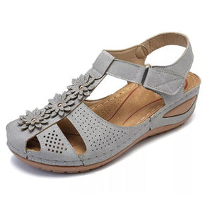 Summer women's soft sole round toe wedge sandals