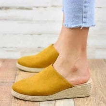 Cargar imagen en el visor de la galería, Women&#39;s large size thick bottom casual slippers
