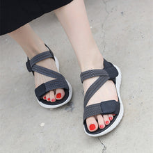 Cargar imagen en el visor de la galería, Women Lightweight Comfortable Wide width Sports Wedges Sandals 2024
