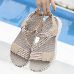 Women Lightweight Comfortable Wide width Sports Wedges Sandals 2024