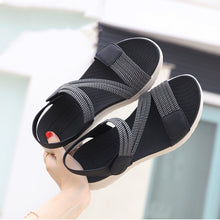 Cargar imagen en el visor de la galería, Women Lightweight Comfortable Wide width Sports Wedges Sandals 2024
