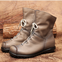 Cargar imagen en el visor de la galería, New winter low heel warm short boots
