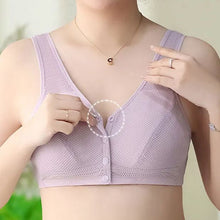 Cargar imagen en el visor de la galería, Comfortable Breathable Front Closure Mesh Bra No Underwire
