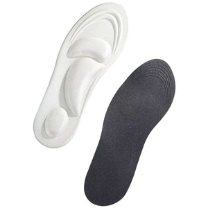 4d Memory Foam Orthopedic Insoles For Shoes Women Men Flat Feet Arch Support Massage Plantar Fasciitis Sports Pad