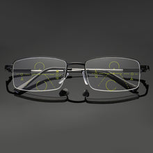 Cargar imagen en el visor de la galería, Titanium progressive far and near dual-use reading glasses
