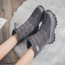 Cargar imagen en el visor de la galería, Winter Women&#39;s Fleece Warm Mid Calf Snow Boots
