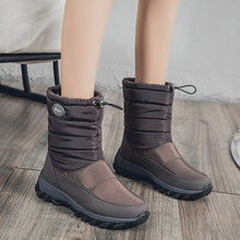 Cargar imagen en el visor de la galería, Winter Women&#39;s Fleece Warm Mid Calf Snow Boots
