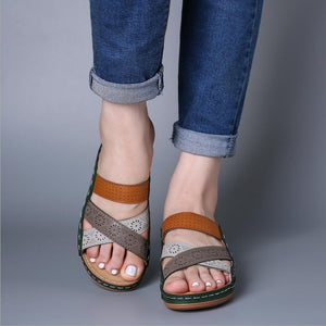 Ladies Summer Wedge Slippers