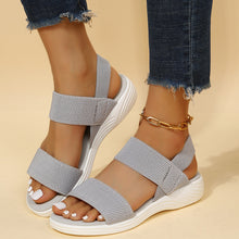 Cargar imagen en el visor de la galería, Ladies Fly Woven Flat Casual Sandals
