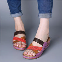 Cargar imagen en el visor de la galería, Ladies Summer Wedge Slippers
