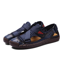 Cargar imagen en el visor de la galería, SURSELL Men&#39;s Casual Beach Breathable Plus Size Sandals
