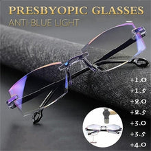 Cargar imagen en el visor de la galería, Sapphire High Hardness Anti Blue Light Intelligent Dual Focus Reading Glasses
