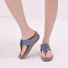 Load image into Gallery viewer, Women&#39;s summer non-slip casual wedge slippers
