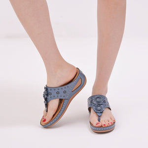 Women's summer non-slip casual wedge slippers