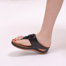 Load image into Gallery viewer, Women&#39;s summer non-slip casual wedge slippers
