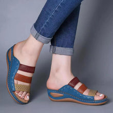 Cargar imagen en el visor de la galería, Ladies Summer Wedge Slippers
