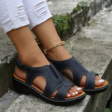 Cargar imagen en el visor de la galería, Summer Velcro Fish Mouth Casual Women&#39;s Sandals
