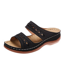 Cargar imagen en el visor de la galería, Ladies Cutout Flat Casual Slippers
