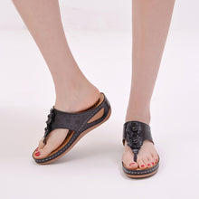 Load image into Gallery viewer, Women&#39;s summer non-slip casual wedge slippers
