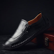 Cargar imagen en el visor de la galería, 2024 Men Hand Stitching Zipper Slip-ons Shoes
