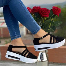 Cargar imagen en el visor de la galería, Women Sandals Casual Thick Bottom Comfortable Mid Heels Sandals
