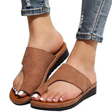 Cargar imagen en el visor de la galería, women&#39;s solid color toe sandals
