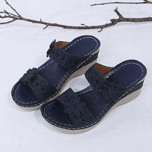 Cargar imagen en el visor de la galería, Women Casual Shoes Vintage Flower Fish Mouth Sandals
