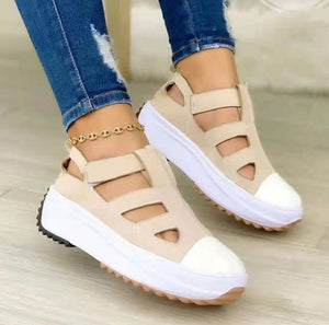 Platform Raised Velcro Ladies Sandals