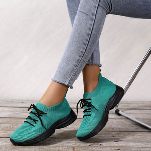 Women's Plus Size Flyknit Fashion Sneakers