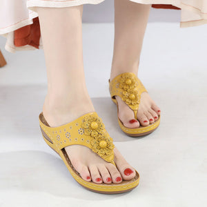 Women's summer non-slip casual wedge slippers