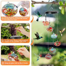 Cargar imagen en el visor de la galería, Sherem Wind Chime Hummingbird Feeder
