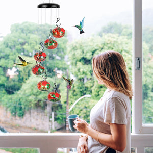 Sherem Wind Chime Hummingbird Feeder